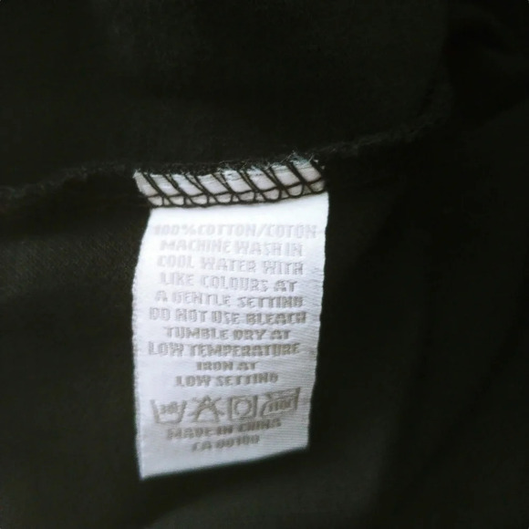 PURE by Alfred Sung Tennis/Sports Top Black Half Buttons Close S NWT - Picture 7 of 7